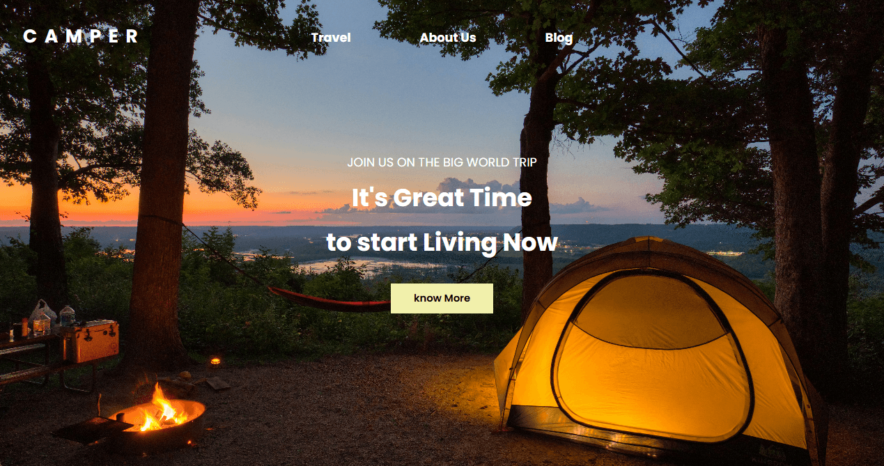 Camper: Your Ultimate Tour Travel Website